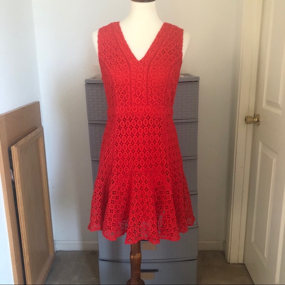 Flounced Lace Dress by San and Soni, 6, NWOT - Picture 2 of 3